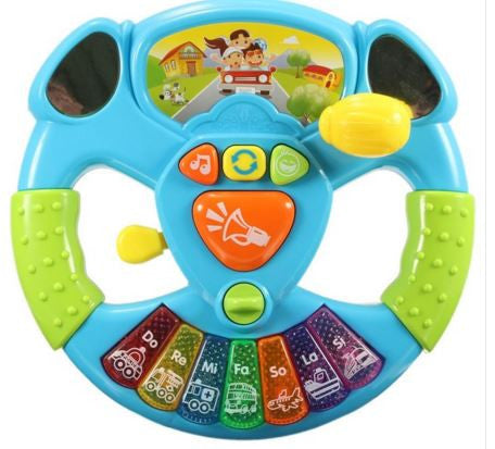 Multifunctional Steering Wheel Toys with Electronic Button