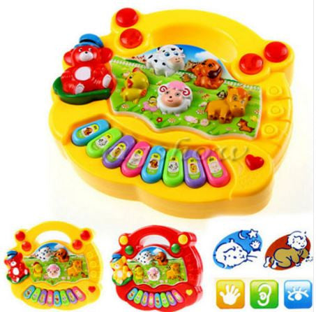Musical Animal Farm Piano Sound Educational Toy