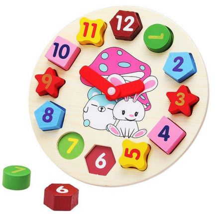 Digital Geometry Clock Children's Educational Toy