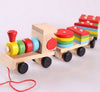 Stacking Shape Geometry Blocks Train