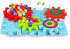 Learning Assemble Brick Rotate Gear Machine For Kids